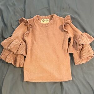 Charming Ruffled Sweater for Kids